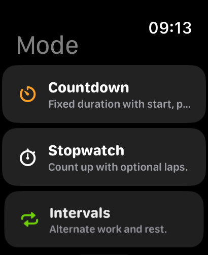 Start workouts from Apple Watch